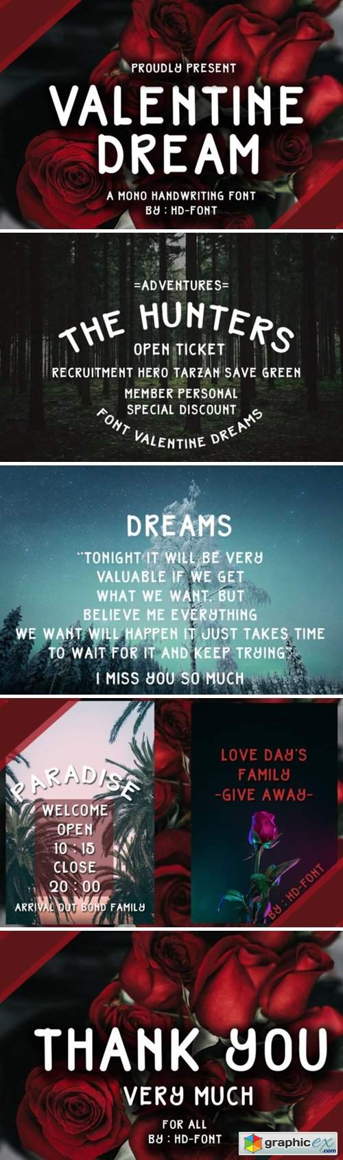  Valentine Dream Font 