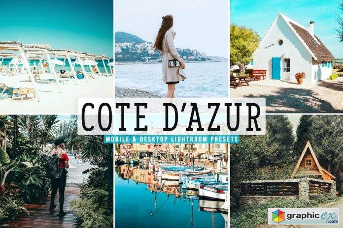  Cote D’Azur Mobile & Desktop Lightroom Presets 
