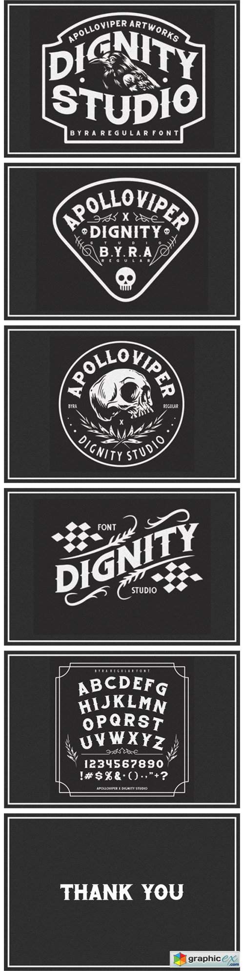  Dignity Studio Font 