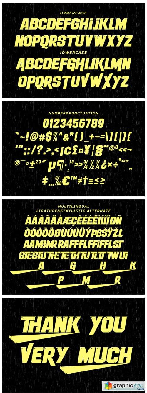  Therace Font 