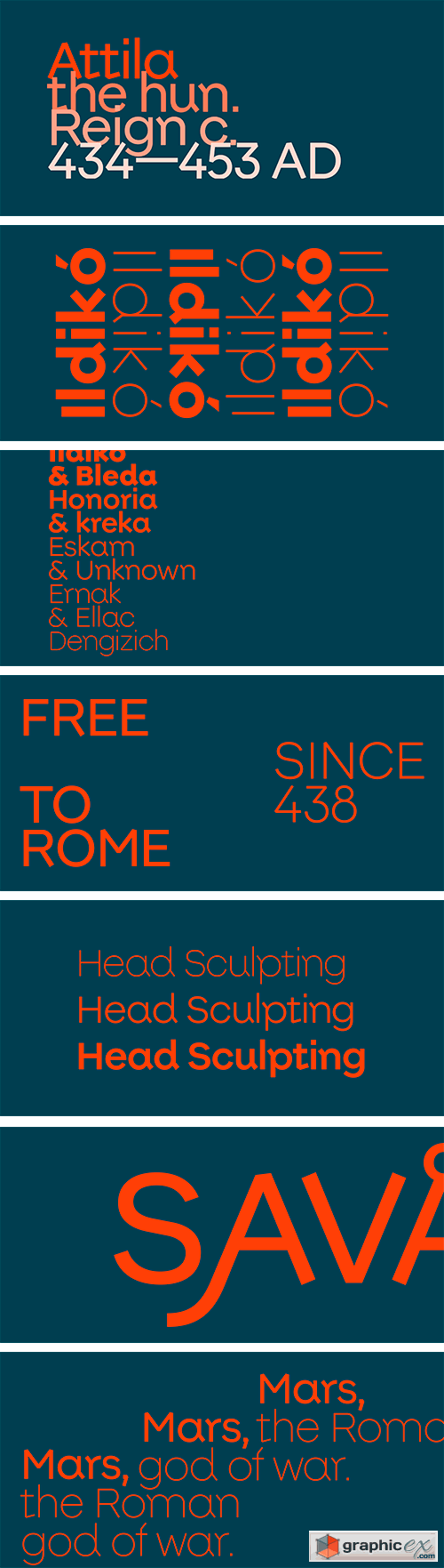  F37 Attila Font Family 