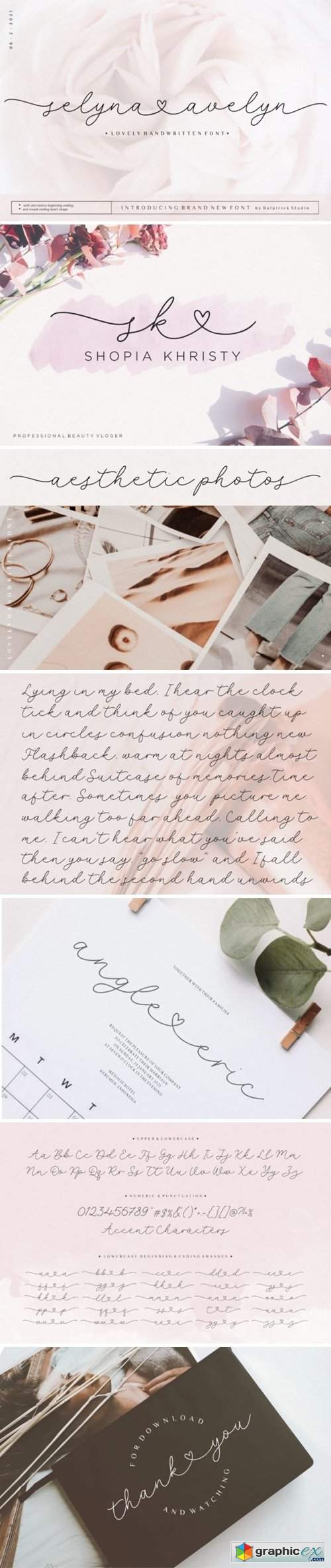  Selyna Avelyn Font 