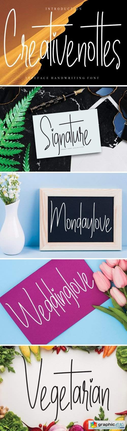 Creativenottes Font