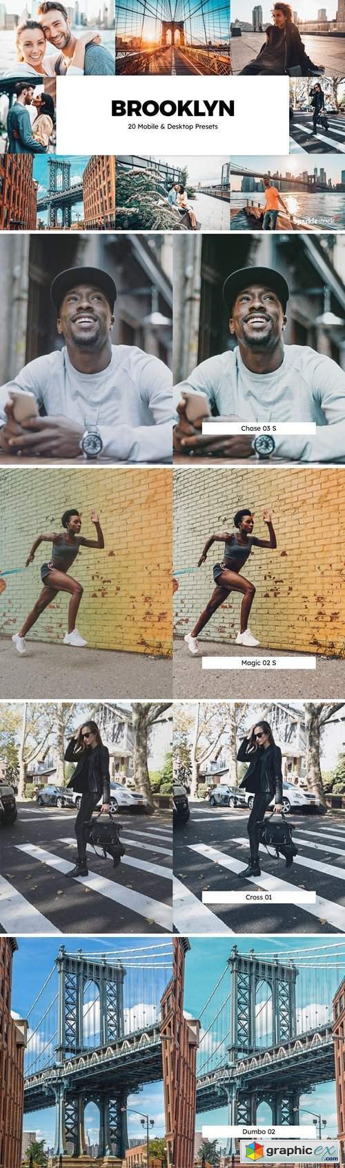 20 Brooklyn Lightroom Presets & LUTs