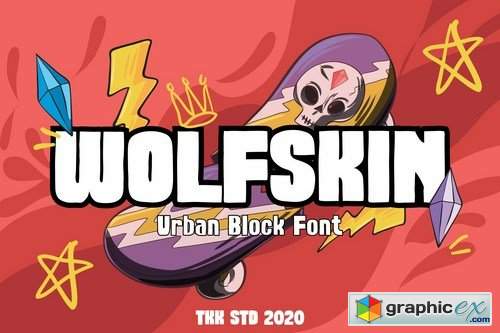  Wolfskin - Urban Block font 