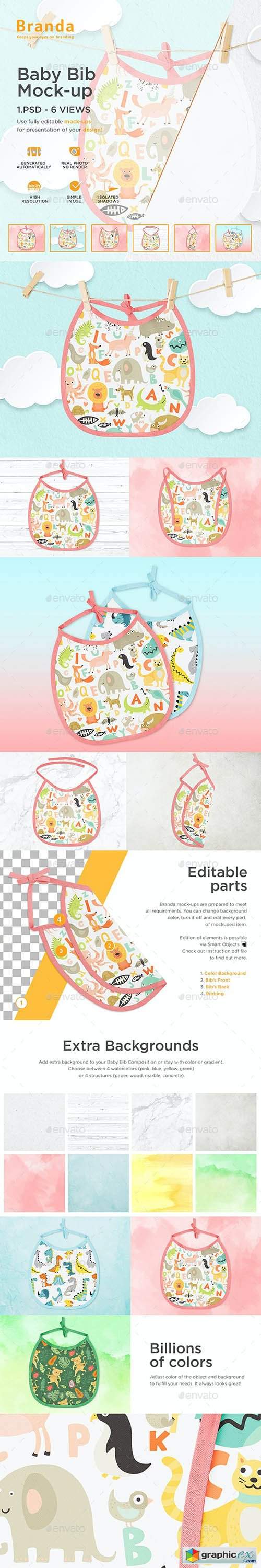 Baby Bib Mock-up 