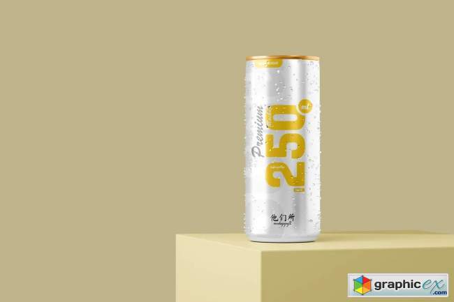 Download 250ml Soda Can Mockup » Free Download Vector Stock Image ...