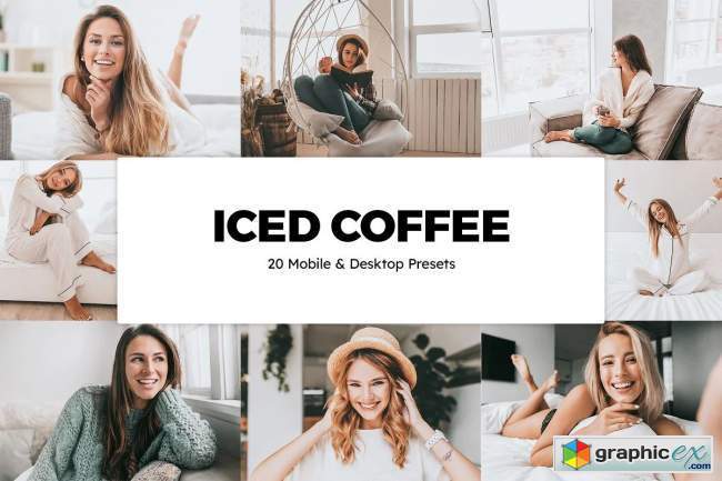 20 Iced Coffee Lightroom Presets & LUTs