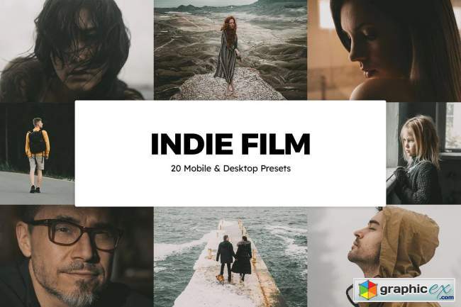 20 Indie Film Lightroom Presets & LUTs 