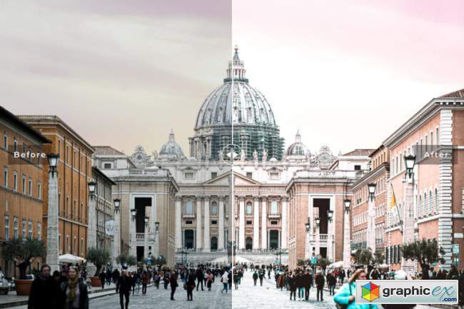 Vatican City Mobile & Desktop Lightroom Presets