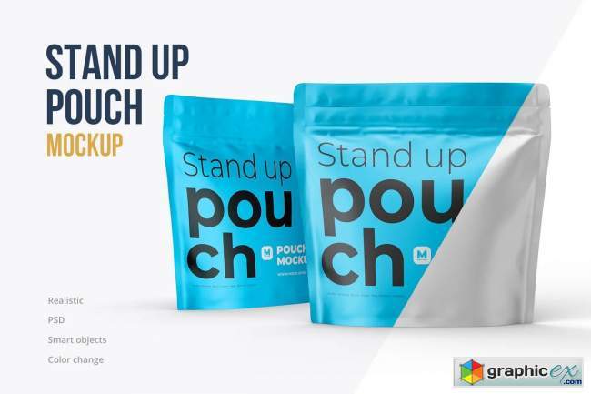 Stand-up Pouch Mockup (square) 5110107
