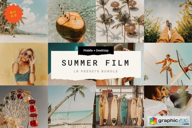 15 Summer Film Lr Presets Bundle 
