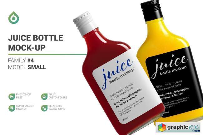 Juice Bottle Mockup 5734868