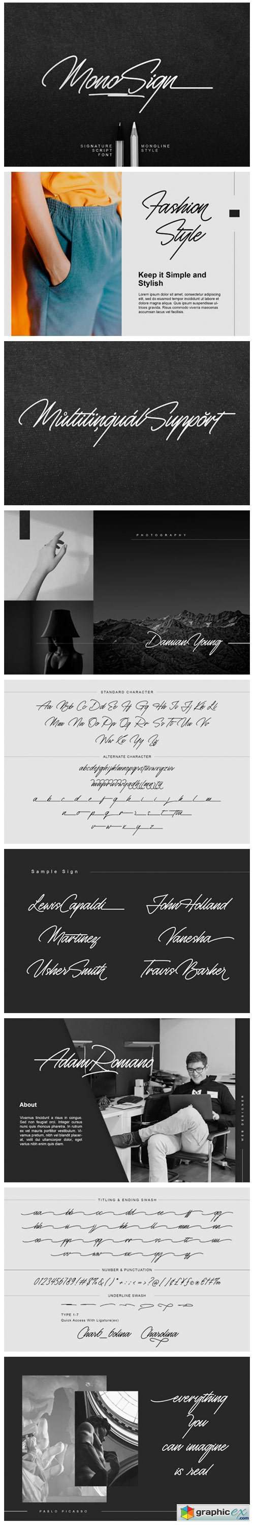 Monosign Font