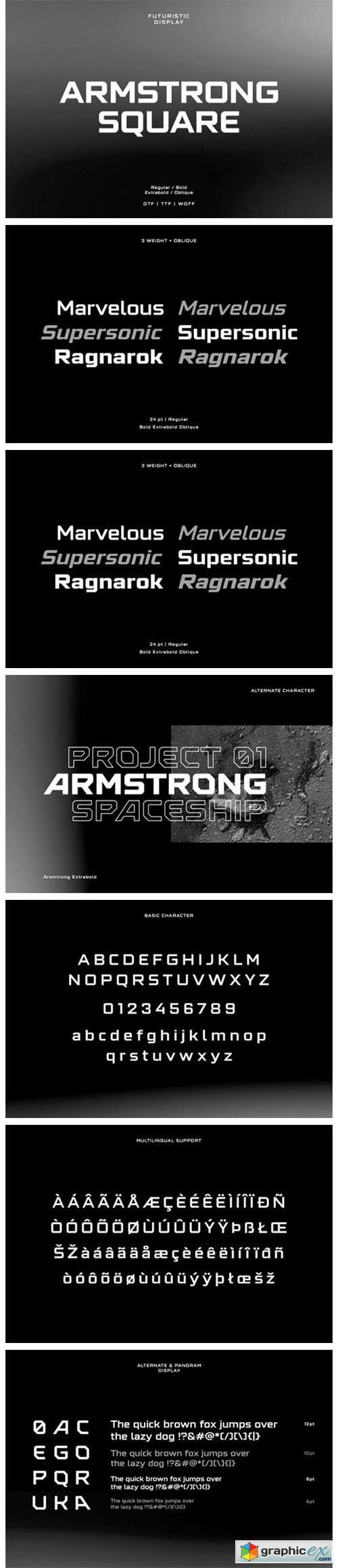 Armstrong Square Font