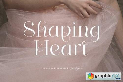  Shaping Heart - Lovely Serif 