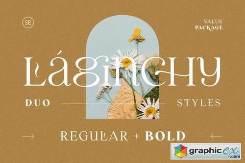  Laginchy - Quirky Serif (Regular & Bold) 