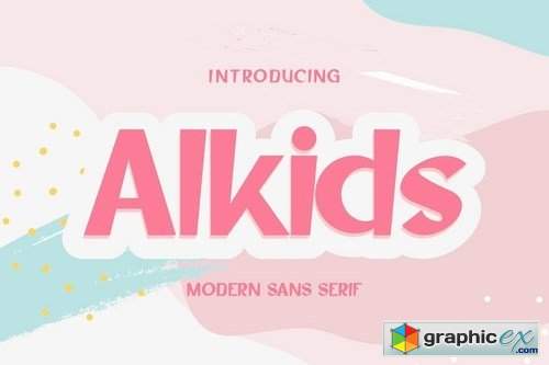  Alkids Modern Sans Serif 