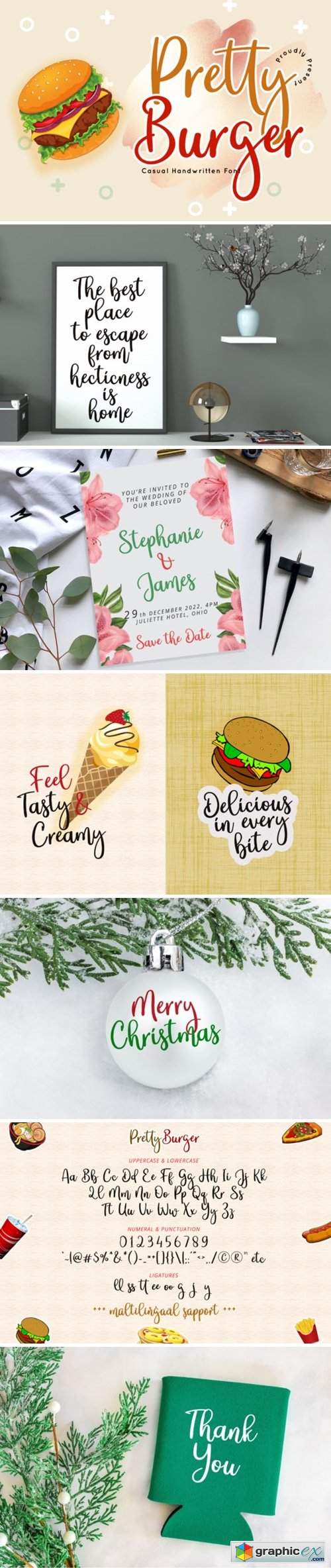  Pretty Burger Font 