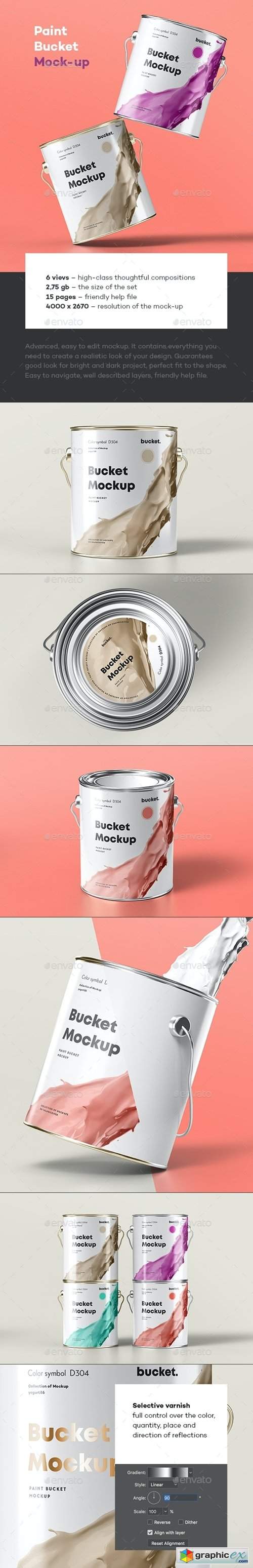 Paint Bucket Mock-up 