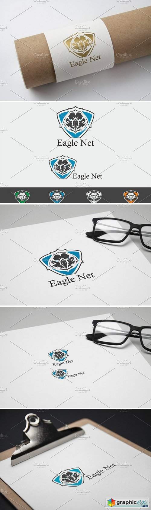 Eagle Net Logo Template