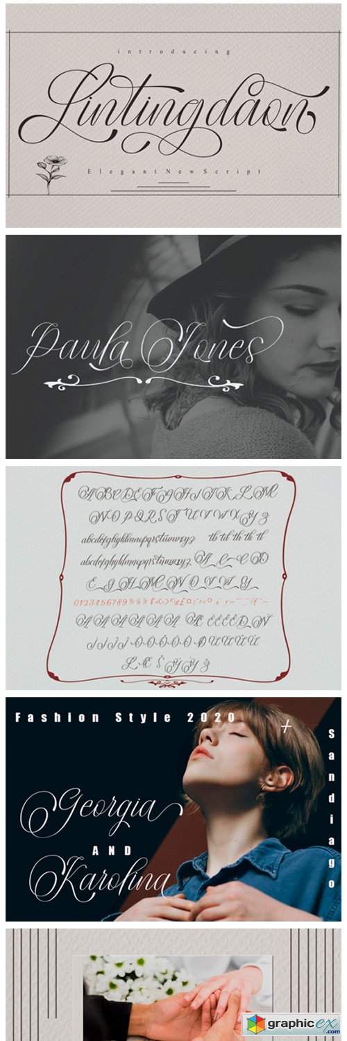  Lintingdaon Script Font 