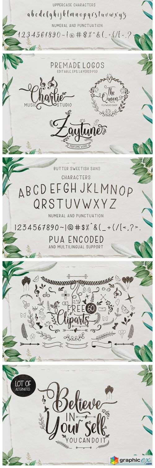  Butter Sweetish Font 