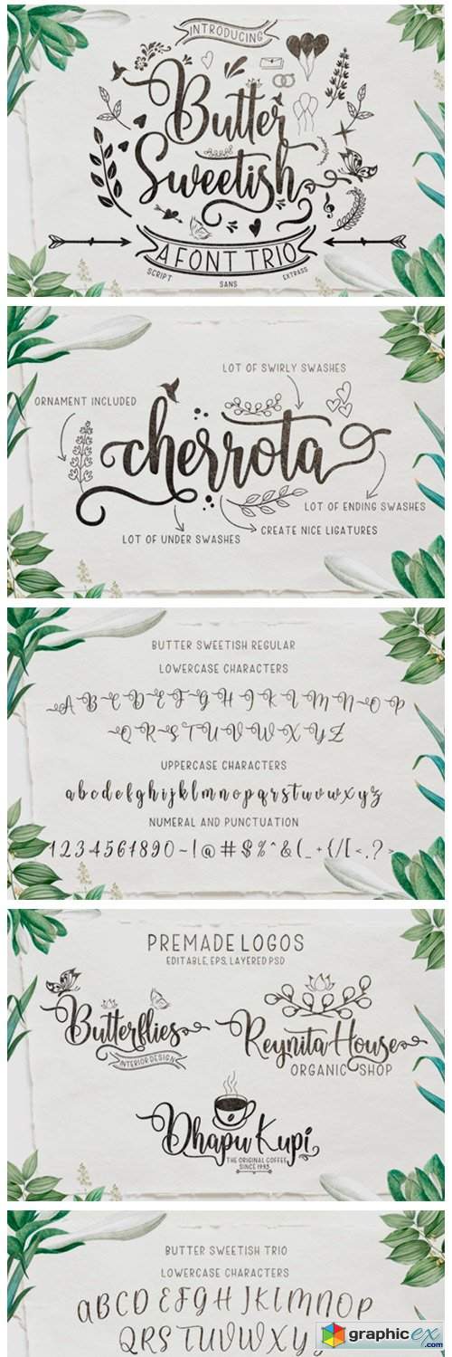  Butter Sweetish Font 