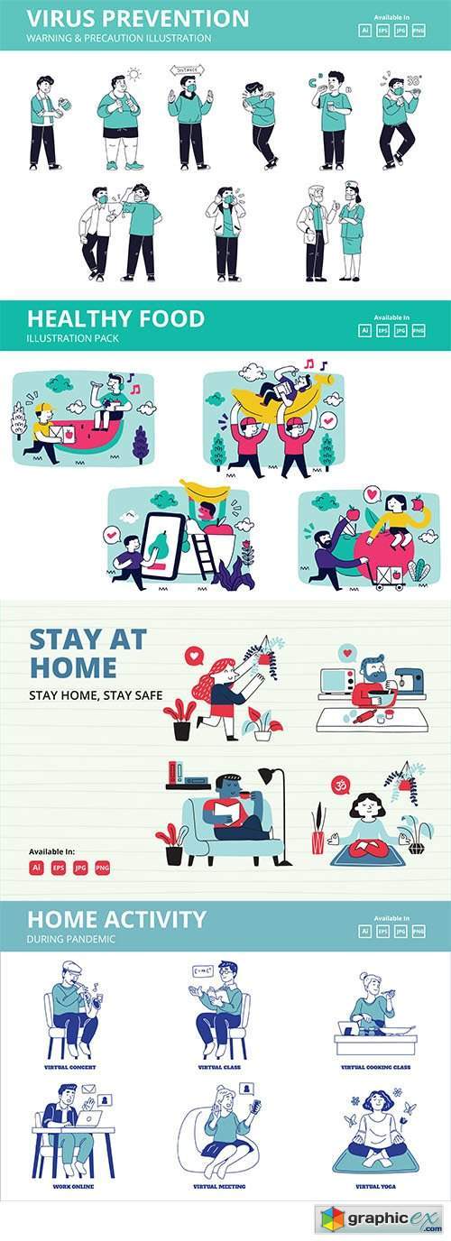 Virus Prevention and home activities