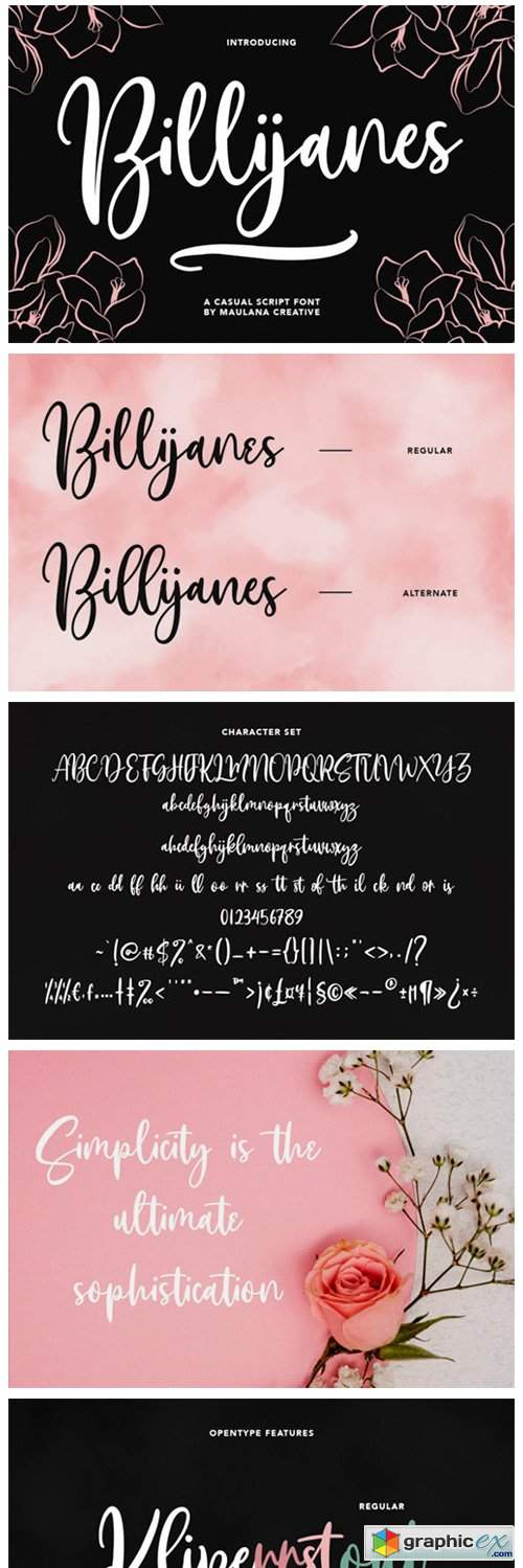  Billijanes Font 