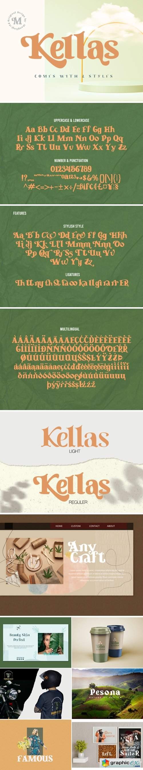  Kellas Font 