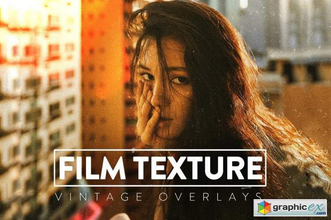 50 Film Grain Textures Overlays 