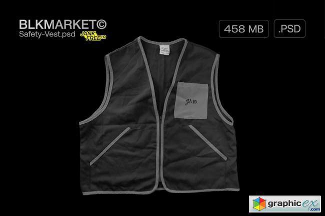 Safety-vest.psd - Streetwear Mockup 