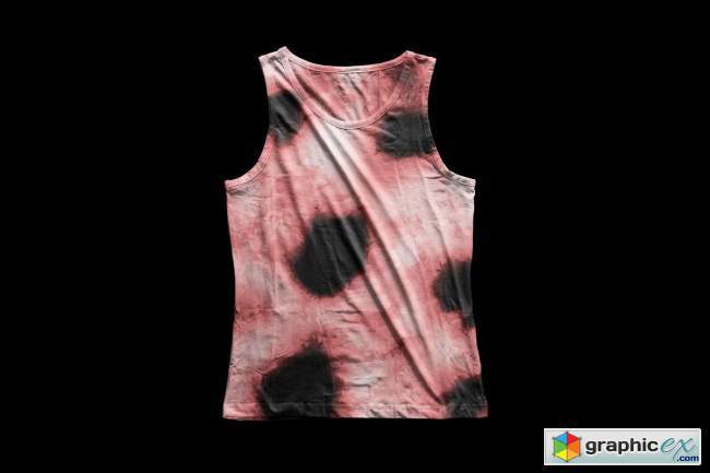  Tank Top Wife Beater Shirt Mockup 