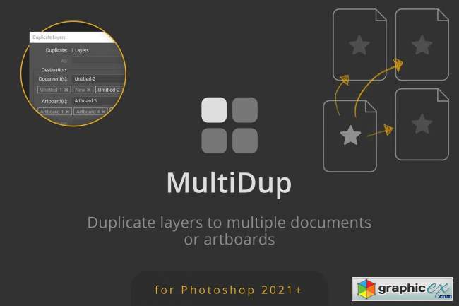 MultiDup - Batch Duplication in PS
