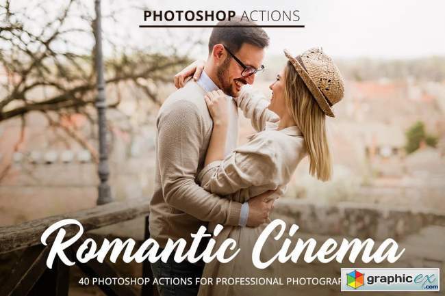 Romantic Cinema Action for Photoshop 