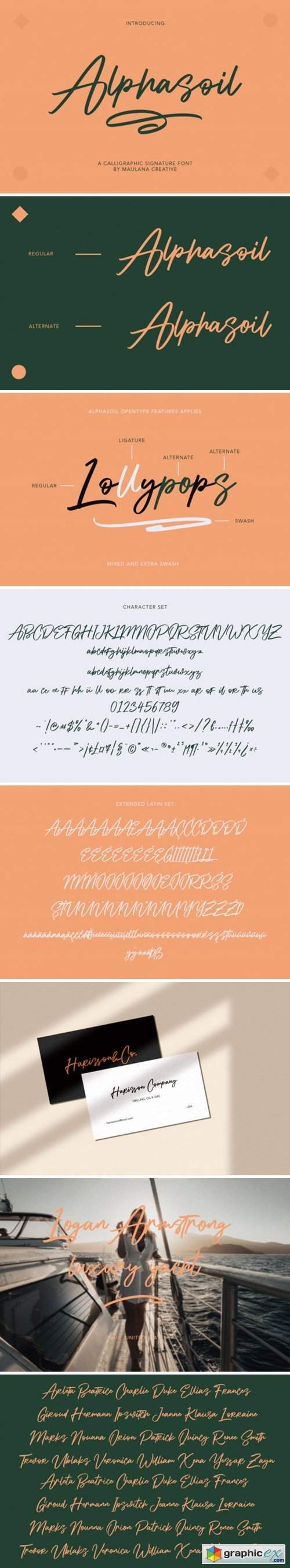 Alphasoil Font