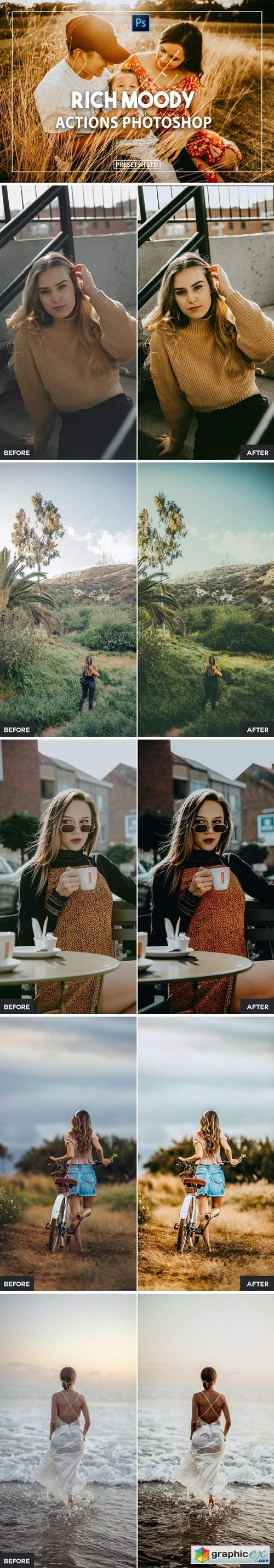  Rich Moody Photoshop Actions 