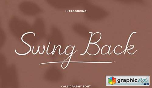  Swing Back Font 