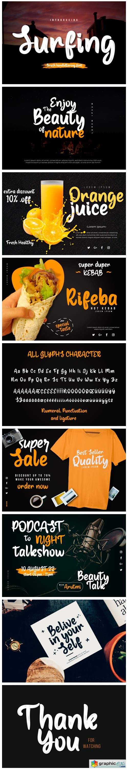  Surfing Font 