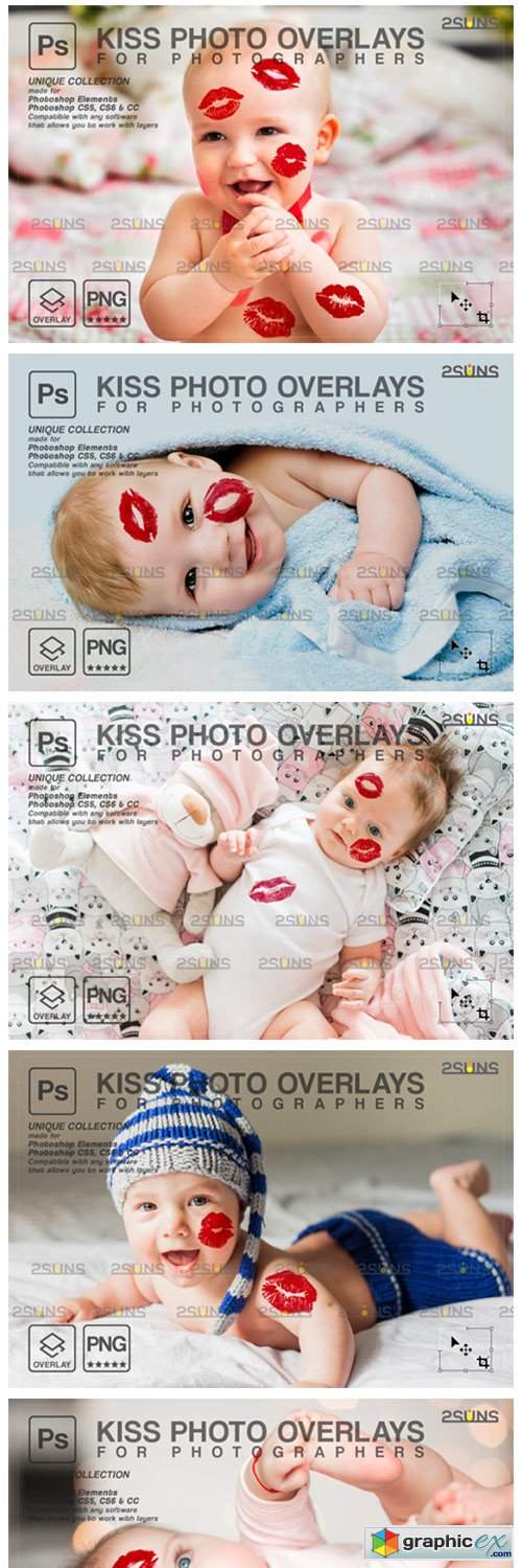  20 Kiss Overlays Photoshop Overlay 