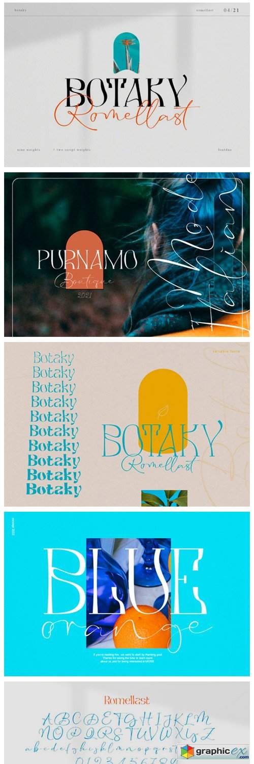  Botaky Romellast Font 