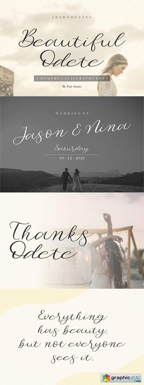  Beautiful Odete Font 