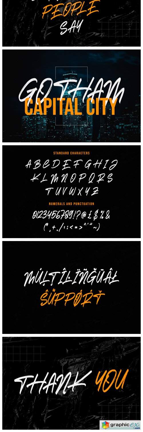  Darkness Brush Font 