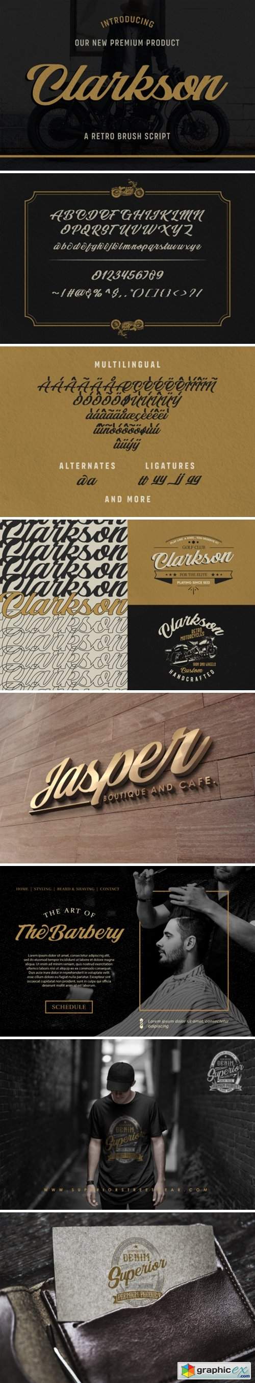  Clarkson Font 