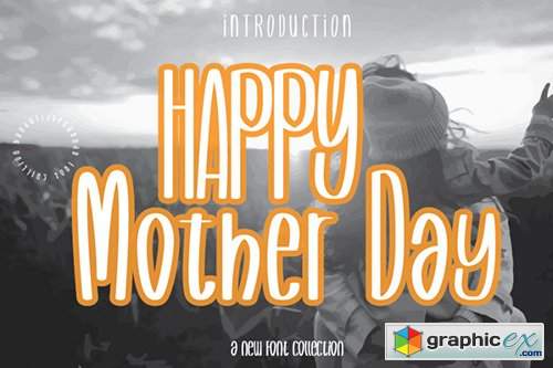  Happy Mother Day Font 