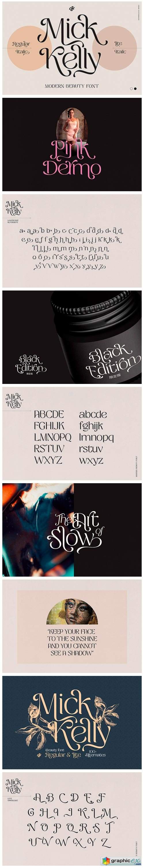 Mick Kelly - Beauty Font 