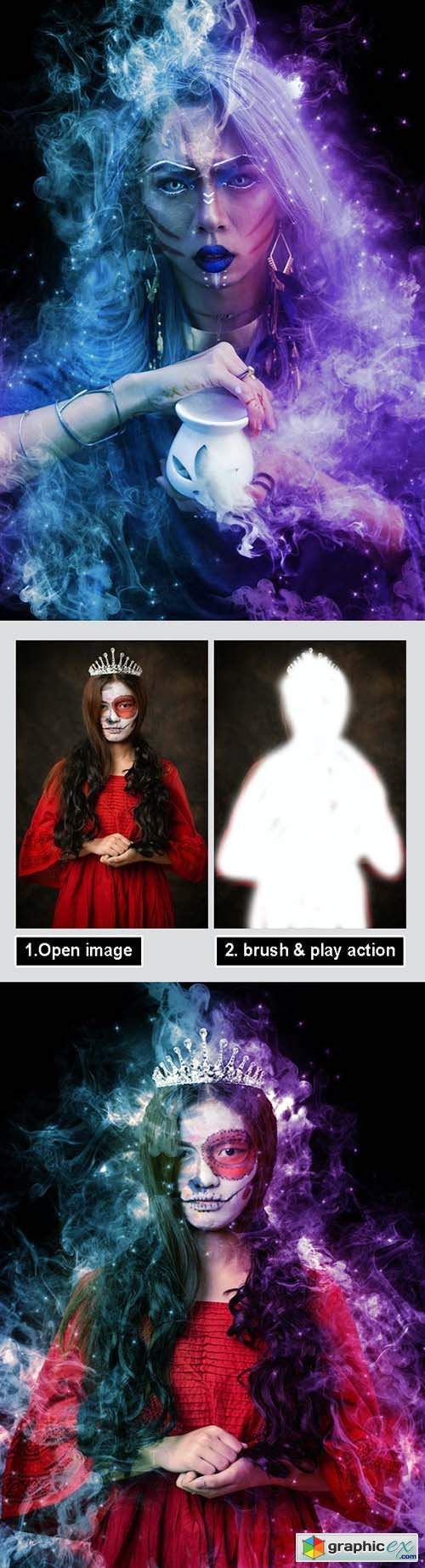 magic dust photoshop action free download