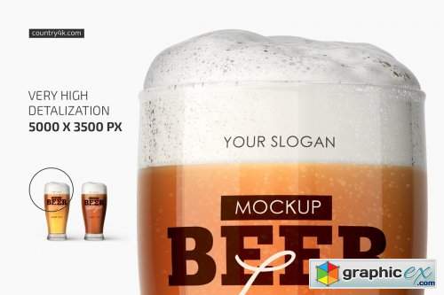 Download Beer Glass Mockup Free Download Vector Stock Image Photoshop Icon