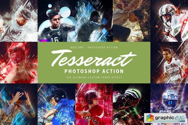 Tesseract Photoshop Action 